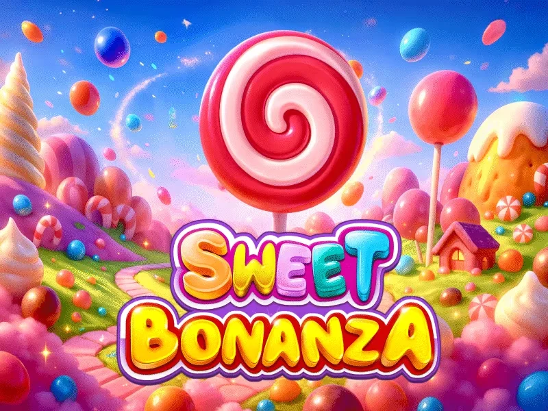 Барабаны слота Sweet Bonanza с фруктами и конфетами